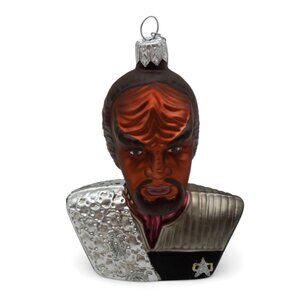 HALLMARK Lieutenant Commander Worf Ornament Star Trek Germany Vintage Boxed